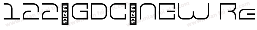 122_GDC_NEW RegularVersion 100字体转换